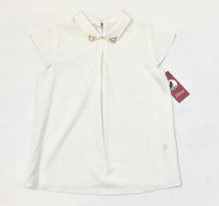 Стильная блуза для девочки (айвори), 1081