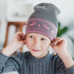 Шерстяная шапка для ребенка, 41-21