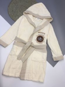Махровий халат для дитини (бежевий), 355 Vevien