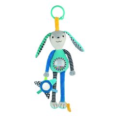 Іграшка м'яка з брязкальцем і дзеркалом, Canpol babies 68/061 (блакитна)