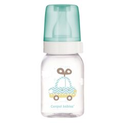 Стеклянная бутылка для кормления ''Машинка'' 120 мл, Canpol Babies 42/202