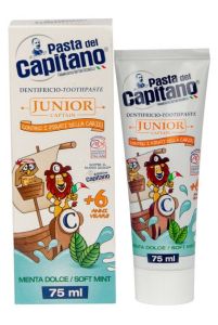 Зубная паста Pasta Del Capitano,Junior Soft Mint  (75 мл), PTPJSM75