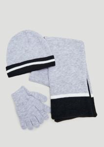 Комплект-трійка (шапка, шарф, рукавиці)