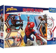 Пазли + розмальовка" Спайдермен/Spider-Man", 24 ел.,Trefl 41006