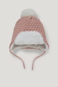 Тепла шапка з флісовою підкладкою для дитини