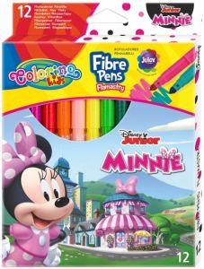Фломастери "Minnie Mouse" (12 кольорів), 90706PTR Colorino