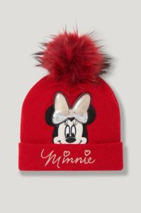 Теплая шапка для девочки "Minnie Mouse"