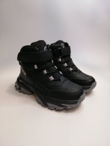 Теплі чобітки для дитини, H-320 black/grey