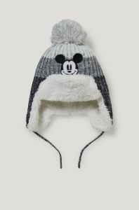 Теплая шапка с плюшевой подкладкой Mickey Mouse