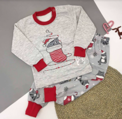 Трикотажная пижама с легким начосом для ребенка, Мамине чадо 12-40
