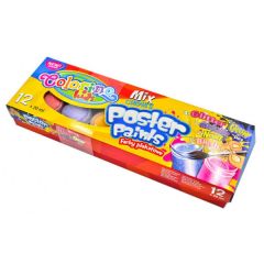 Фарби гуашеві "Mix"(12 кольорів), 42611PTR Colorino