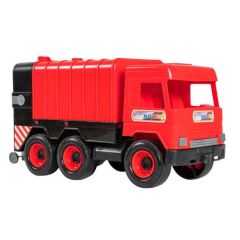 Авто "Middle truck" мусоровоз (красный) в коробке, 39488