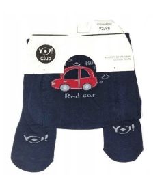 Колготки для дитини (Red car), YO Club RAB-0003C-AA00