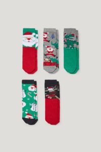 Набір новорічних шкарпеток (5 пар)