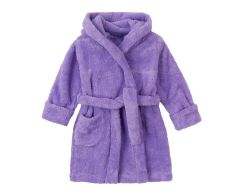 Плюшевий халат для дівчинки (бузковий), 16MX101