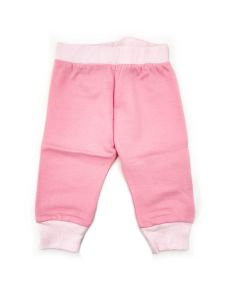 Трикотажные штаны с начесом внутри, 1041 (розовые)