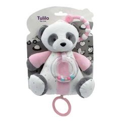 Музыкальная игрушка-подвеска "Панда" (розовая), Tulilo 9031