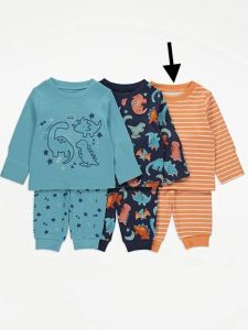 Трикотажная пижама для ребенка 1 шт. (в полоску)