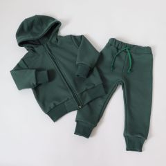Трикотажный костюм с махровой нитью внутри (зеленый), Coolton