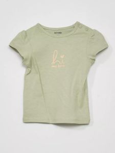 Трикотажная футболка для девочки