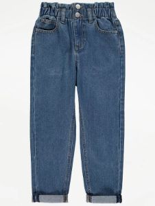 Стильні джинси з поясом Paperbag для дитини
