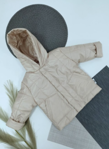 Демисезонная курточка для ребенка (бежевая), 7523