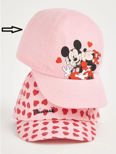 Кепка для ребенка 1 шт. (розовая с принтом) "Minnie Mouse"