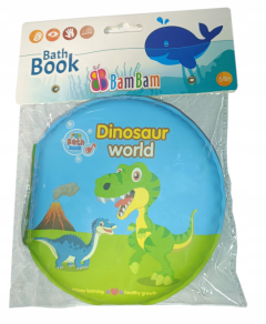 Книжечка для купания "Динозавры" BamBam, 432479