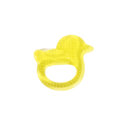 Прорезыватель для зубов силиконовый с водой, Lindo  LI 188 (желтый)