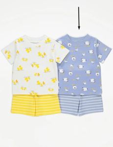 Трикотажная пижама для ребенка 1шт. (голубая)