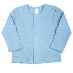 Муслінова сорочка для дитини, 4032 (блакитна)