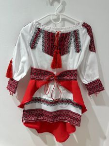 Вишитий костюм для дівчинки "Україночка" ,SV-CFE0048-0725-01027, Svarga