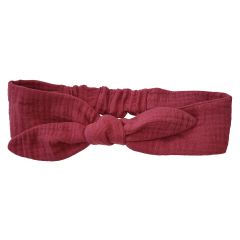 Муслиновая повязка для девочки, 3754 (бордо)
