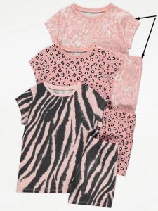 Трикотажна піжама для дівчинки 1шт. (рожева з штанами)
