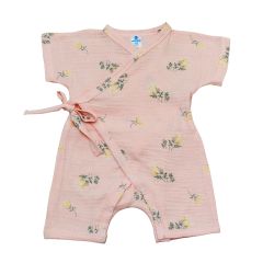 Мусліновий пісочник для дитини (Кимоно/персиковый с принтом), Minikin 223014