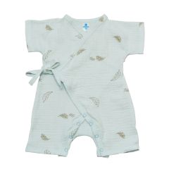 Мусліновий пісочник для дитини (Кимоно/голубой/серый), Minikin 223014