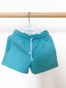Трикотажные шорты для ребенка (голубые)