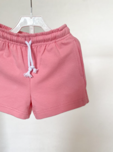 Трикотажні шорти для дівчинки (рожеві)