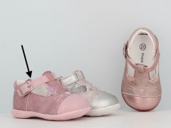 Туфлі для дівчинки (пудрові), Cortina B148790