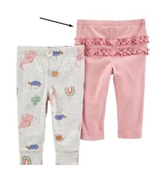 Трикотажные штанишки для ребенка 1 шт. (розовые)