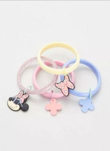 Набір браслетів для дівчинки 4шт. "Minnie Mouse"