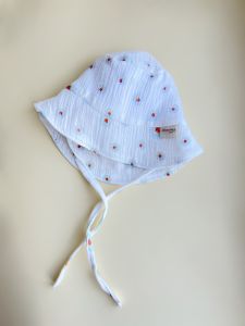 Муслиновая панама на завязках для ребенка, Mini Flamingo