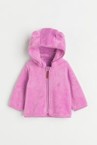 Плюшева куртка для дівчинки