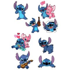 Набір тимчасових татуювань "Stitch (Lilo&Stitch)",43983535