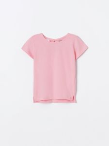 Трикотажна футболка для дівчинки 1 шт. (рожева)