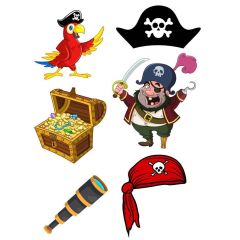 Набор временных татуировок "Пираты", 81316783
