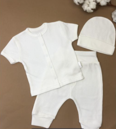 Трикотажный комплект для малыша (белый), Мамино чадо 24-312КР