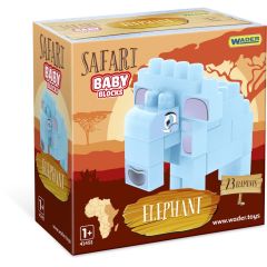 Детский конструктор "Baby Blocks'' Сафари - слон 23 эл., 41502