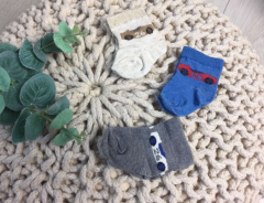 Набір шкарпеток для хлопчика (3 шт, машинки), Minissa 895