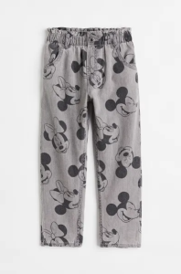 Штани для девочки Relaxed Fit "Mickey Mouse", 1108699004